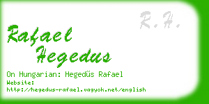 rafael hegedus business card